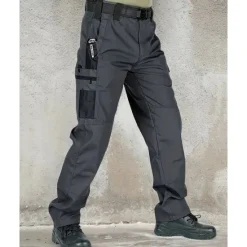 New OUKU Men's Cargo Pants Tactical Pants Trousers Elastic Waist Multi Pocket Plain Waterproof Wearable Outdoor Daily Camping & Hiking Fashion Classic Black Army Green Khaki