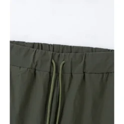 Discount OUKU Men's Cargo Pants Tapered pants Trousers Drawstring Elastic Waist Multi Pocket Plain Wearable Outdoor Daily Camping & Hiking Fashion Classic Black Army Green