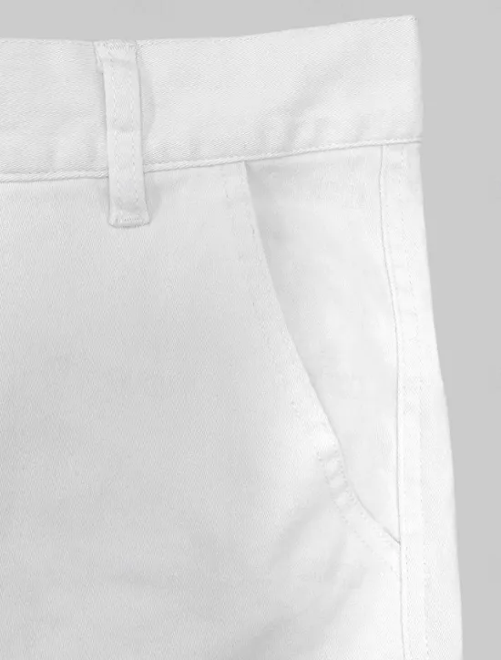 Best OUKU Men's Cargo Pants Trousers Chinos Summer Pants Casual Pants Zipper Plain Comfort Breathable Full Length Casual Daily Holiday Fashion Basic Black White Micro-elastic