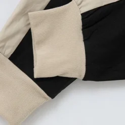 New OUKU Men's Cargo Pants Trousers Drawstring Elastic Waist Multi Pocket Color Block Wearable Outdoor Daily Camping & Hiking Fashion Classic Black Army Green