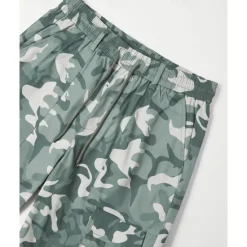 OUKU Men's Cargo Pants Trousers Elastic Waist Multi Pocket Camouflage Wearable Outdoor Daily Camping & Hiking Fashion Classic Green