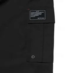 Online OUKU Men's Cargo Pants Trousers Elastic Waist Multi Pocket Plain Wearable Outdoor Daily Camping & Hiking Fashion Classic Black Army Green