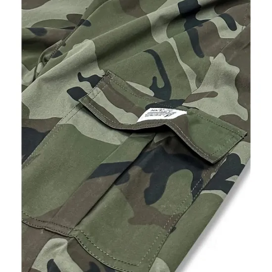 Best OUKU Men's Cargo Pants Trousers Drawstring Elastic Waist Multi Pocket Camo Wearable Outdoor Daily Camping & Hiking Fashion Classic Army Green Gray
