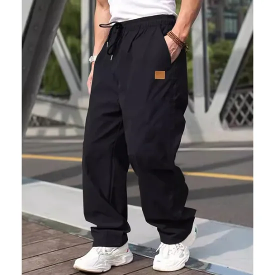 Discount OUKU Men's Cargo Pants Trousers Pocket Drawstring Elastic Waist Plain Wearable Outdoor Daily Camping & Hiking Fashion Classic Black Army Green