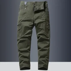 OUKU Men's Cargo Pants Trousers Buttons Multi Pocket Plain Wearable Outdoor Daily Camping & Hiking Fashion Classic Black Yellow