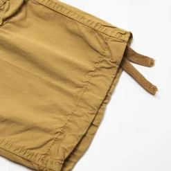 Hot OUKU Men's Cargo Shorts Below Knee Length Shorts Capri Pants Hiking Shorts Multi Pocket Plain Calf-Length Daily Basic Big and Tall Wine Army Green