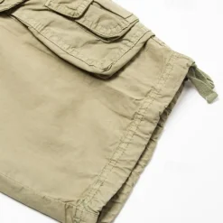 Discount OUKU Men's Cargo Shorts Bermuda shorts Work Shorts Hiking Shorts Leg Drawstring Multi Pocket 6 Pocket Plain Knee Length Sports Outdoor Going out Streetwear Classic Black Red