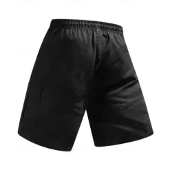 Best OUKU Men's Cargo Shorts Camo Shorts Shorts Summer Shorts Drawstring Elastic Waist Multi Pocket Camouflage Comfort Wearable Knee Length Outdoor Sport Daily Fashion Casual Black Khaki