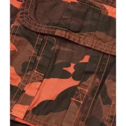 Discount OUKU Men's Cargo Shorts Camo Shorts Shorts Summer Shorts Multi Pocket Flap Pocket Camo Camouflage Comfort Wearable Knee Length Outdoor Sport Daily Fashion Casual Red Purple
