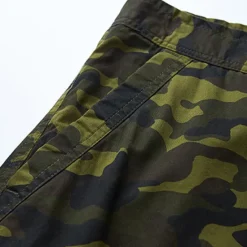 Hot OUKU Men's Cargo Shorts Camo Shorts Hiking Shorts Pocket Camouflage Comfort Breathable Outdoor Daily Going out Fashion Casual ArmyGreen Red