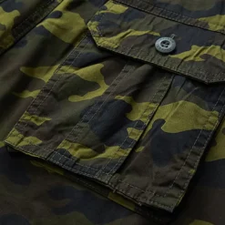 Hot OUKU Men's Cargo Shorts Camo Shorts Hiking Shorts Pocket Camouflage Comfort Breathable Outdoor Daily Going out Fashion Casual ArmyGreen Red