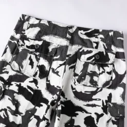 Best OUKU Men's Cargo Shorts Camo Shorts Shorts Summer Shorts Zipper Multiple Pockets Flap Pocket Camouflage Camo / Camouflage Comfort Wearable Short Outdoor Vacation Sport Casual Black Army Green