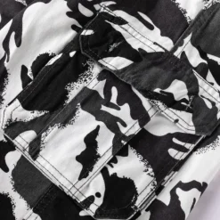 Best OUKU Men's Cargo Shorts Camo Shorts Shorts Summer Shorts Zipper Multiple Pockets Flap Pocket Camouflage Camo / Camouflage Comfort Wearable Short Outdoor Vacation Sport Casual Black Army Green