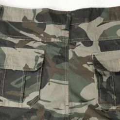 New OUKU Men's Cargo Shorts Camo Shorts Shorts Summer Shorts Multi Pocket Flap Pocket Camo Camouflage Comfort Wearable Knee Length Outdoor Sport Daily Fashion Casual White Yellow
