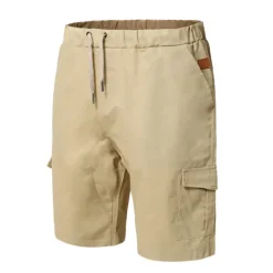 Outlet OUKU Men's Cargo Shorts Casual Shorts Flap Pocket Plain Comfort Breathable Outdoor Daily Going out Fashion Casual Black Army Green