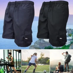 OUKU Men's Cargo Shorts Hiking Shorts Military Outdoor Regular Fit Waterproof Breathable Quick Dry Shorts Zipper Pocket Black Army Green Hunting Climbing Camping / Hiking / Caving S M L XL XXL