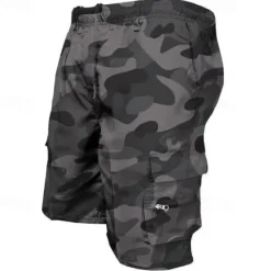 OUKU Men's Cargo Shorts Hiking Shorts Military Outdoor Regular Fit Waterproof Breathable Quick Dry Shorts Zipper Pocket Black Army Green Hunting Climbing Camping / Hiking / Caving S M L XL XXL