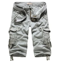 OUKU Men's Cargo Shorts Hiking Shorts Leg Drawstring Multi Pocket Multiple Pockets Plain Breathable Outdoor Calf-Length Casual Daily Streetwear Stylish Black Wine Inelastic