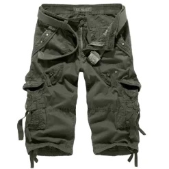 OUKU Men's Cargo Shorts Hiking Shorts Leg Drawstring Multi Pocket Multiple Pockets Plain Breathable Outdoor Calf-Length Casual Daily Streetwear Stylish Black Wine Inelastic
