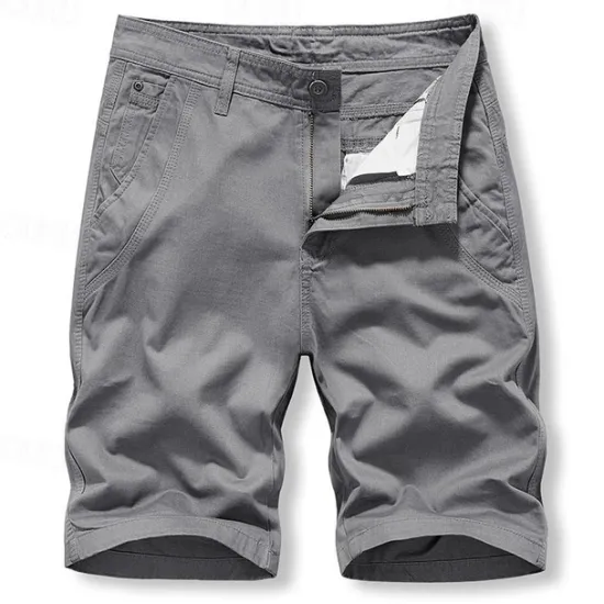Hot OUKU Men's Cargo Shorts Hiking Shorts Military Summer Outdoor Ripstop Breathable Multi Pockets Wear Resistance Shorts Bottoms Black Blue Cotton Camping / Hiking / Caving 29 30 31 32 33