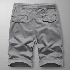 Hot OUKU Men's Cargo Shorts Hiking Shorts Military Summer Outdoor Ripstop Breathable Multi Pockets Wear Resistance Shorts Bottoms Black Blue Cotton Camping / Hiking / Caving 29 30 31 32 33