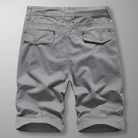 Hot OUKU Men's Cargo Shorts Hiking Shorts Military Summer Outdoor Ripstop Breathable Multi Pockets Wear Resistance Shorts Bottoms Black Blue Cotton Camping / Hiking / Caving 29 30 31 32 33