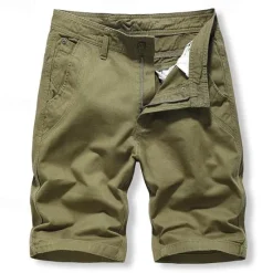 Hot OUKU Men's Cargo Shorts Hiking Shorts Military Summer Outdoor Ripstop Breathable Multi Pockets Wear Resistance Shorts Bottoms Black Blue Cotton Camping / Hiking / Caving 29 30 31 32 33