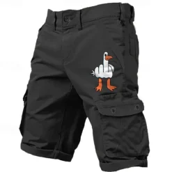 Outlet OUKU Men's Cargo Shorts Multiple Pockets Graphic Graffiti Outdoor Short Sports Outdoor Classic Micro-elastic Shorts