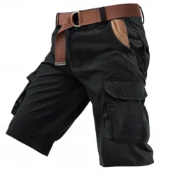 Discount OUKU Men's Cargo Shorts Shorts Buttons Multi Pocket Plain Wearable Short Outdoor Daily Camping & Hiking Fashion Classic Army Green Green