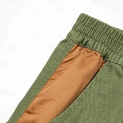 Discount OUKU Men's Cargo Shorts Shorts Buttons Multi Pocket Plain Wearable Short Outdoor Daily Camping & Hiking Fashion Classic Army Green Green