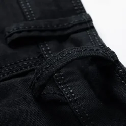 Hot OUKU Men's Cargo Shorts Shorts Summer Shorts Work Shorts Golf Shorts Multi Pocket Button-Down Flap Pocket Plain Comfort Wearable Knee Length Outdoor Sport Daily Fashion Casual Black Yellow