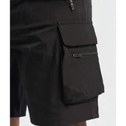 OUKU Men's Cargo Shorts Shorts Drawstring Elastic Waist Zipper Pocket Plain Quick Dry Wearable Short Outdoor Daily Camping & Hiking Fashion Classic Black Yellow