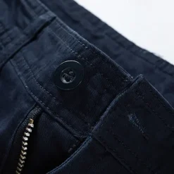 Discount OUKU Men's Cargo Shorts Shorts Summer Shorts Work Shorts Golf Shorts Multi Pocket Button-Down Flap Pocket Plain Comfort Wearable Knee Length Outdoor Sport Daily Fashion Casual Black Blue