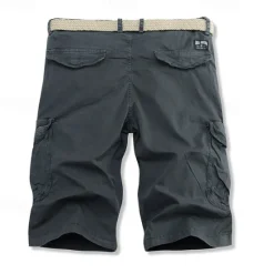 Clearance OUKU Men's Cargo Shorts Shorts Work Shorts Buttons Multi Pocket Plain Wearable Short Outdoor Daily Going out Fashion Classic Black Army Green