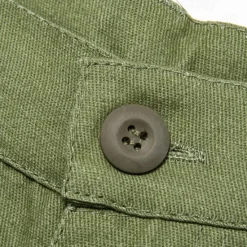 Best OUKU Men's Cargo Shorts Shorts Buttons Multi Pocket Plain Wearable Short Outdoor Daily Camping & Hiking Fashion Classic Army Green Green