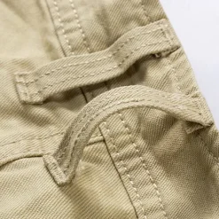 Best OUKU Men's Cargo Shorts Shorts Dress Shorts Summer Shorts Golf Shorts Zipper Multi Pocket Button-Down Plain Comfort Wearable Knee Length Outdoor Sport Daily Fashion Casual Black Blue