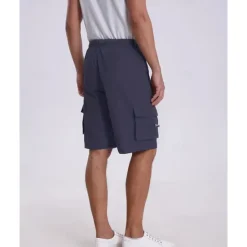 Clearance OUKU Men's Cargo Shorts Shorts Summer Shorts Drawstring Elastic Waist Multi Pocket Eagle National Flag Comfort Wearable Knee Length Outdoor Sport Daily Fashion Casual Black Navy Blue
