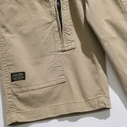 Hot OUKU Men's Cargo Shorts Shorts Summer Shorts Zipper Pocket Multi Pocket Plain Comfort Wearable Knee Length Outdoor Sport Daily Fashion Casual Black Red