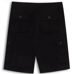 Sale OUKU Men's Cargo Shorts Shorts Hiking Shorts Multi Pocket Plain Wearable Knee Length Outdoor Casual Daily Sports Fashion Black Yellow