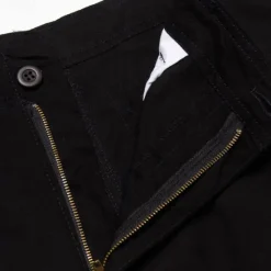Sale OUKU Men's Cargo Shorts Shorts Hiking Shorts Multi Pocket Plain Wearable Knee Length Outdoor Casual Daily Sports Fashion Black Yellow