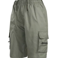 Online OUKU Men's Cargo Shorts Shorts Bermuda shorts Flap Pocket Plain Comfort Breathable Outdoor Daily Going out Fashion Streetwear Black Green