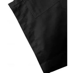 OUKU Men's Cargo Shorts Shorts Summer Shorts Drawstring Elastic Waist Multi Pocket Plain Comfort Wearable Short Outdoor Sport Daily Fashion Casual Black Khaki