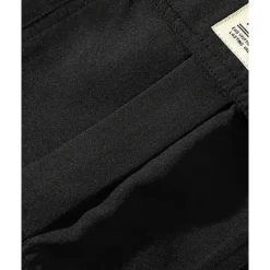 OUKU Men's Cargo Shorts Shorts Summer Shorts Drawstring Elastic Waist Multi Pocket Plain Comfort Wearable Knee Length Outdoor Sport Daily Fashion Casual Black Khaki
