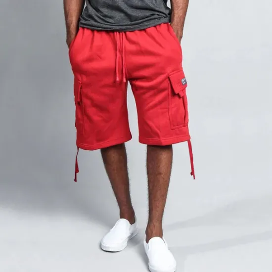 Sale OUKU Men's Cargo Shorts Shorts Pocket Drawstring Elastic Waist Plain Comfort Breathable Knee Length Outdoor Vacation Sport Casual Black White