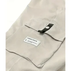 Hot OUKU Men's Cargo Shorts Summer Shorts Capri shorts Drawstring Elastic Waist Multi Pocket Plain Comfort Wearable Calf-Length Outdoor Sport Daily Fashion Casual Black Khaki