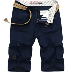 OUKU Men's Cargo Shorts Work Pants Hiking Shorts Summer Outdoor Breathable Lightweight Soft Comfortable Bottoms Green Black Fishing Climbing Running 30 31 32 33 34