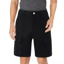 Clearance OUKU Men's Cargo Shorts Work Shorts Hiking Shorts Pocket Multi Pocket Plain Comfort Breathable Knee Length Casual Daily Fashion Streetwear White Navy Blue