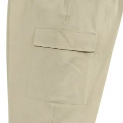 Clearance OUKU Men's Cargo Trousers Linen Pants Summer Pants Beach Pants Drawstring Elastic Waist Multi Pocket Plain Comfort Breathable Full Length Outdoor Daily Holiday Vacation Fashion Black White
