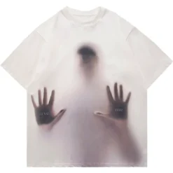 Hot OUKU Men's Cartoon Graphic Prints T Shirt Short Sleeve T shirt 3D Print Crew Neck Shirt Sports Designer Casual Outdoor Street Daily White + Light Grey Pink Blue Summer Clothing Apparel S M L XL XXL 3XL
