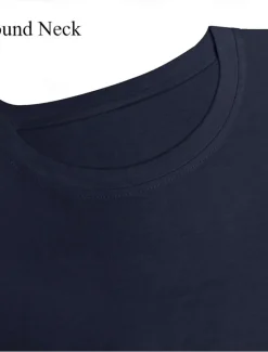 Sale OUKU Men's Cat Halloween Letter Print T Shirt Tee Top 100% Cotton Short Sleeve Graphic Shirt Black Dark Blue Comfortable Tee Street Sports Outdoor Fashion Designer Clothing